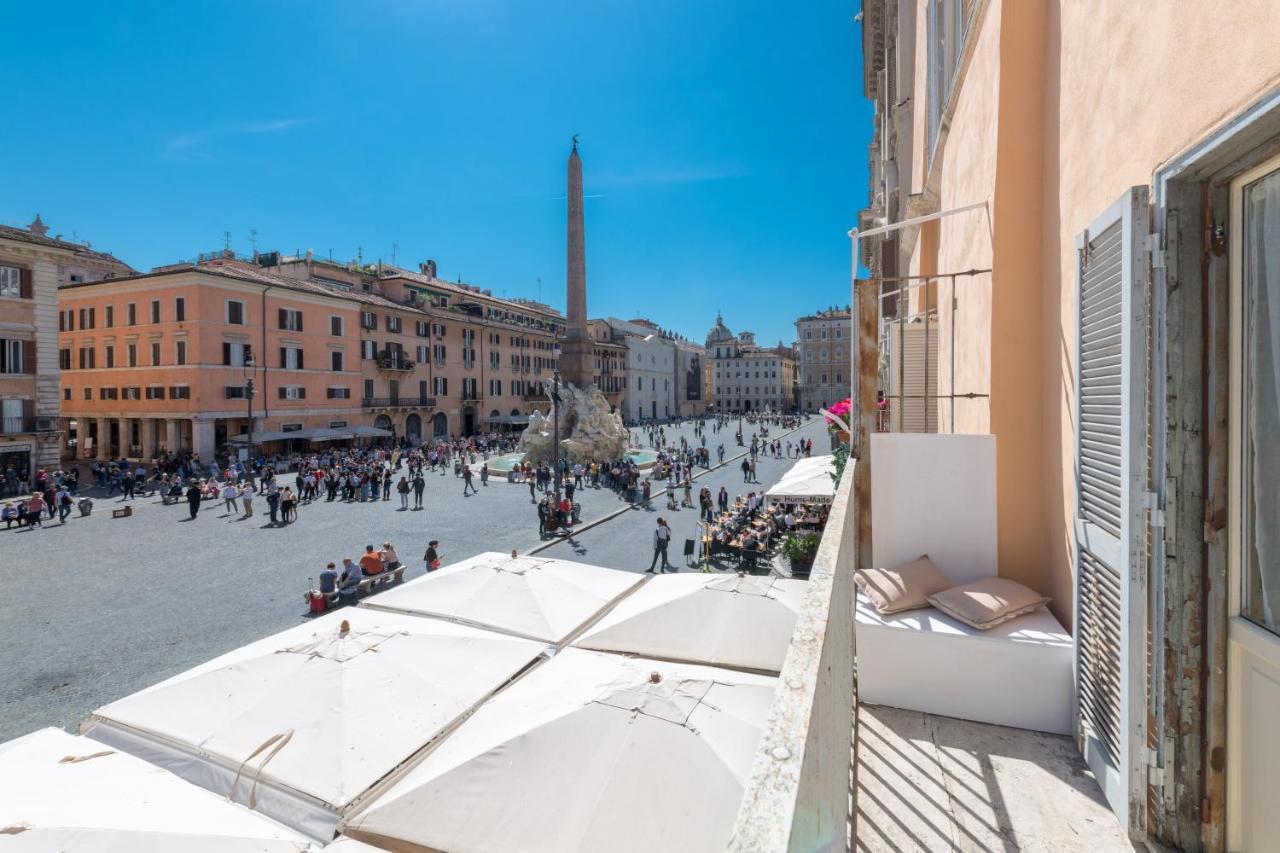 New! Amazing Piazza Navona View Roma Exterior foto