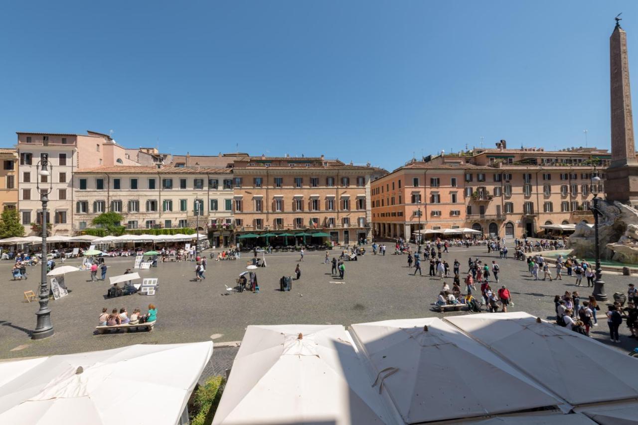 New! Amazing Piazza Navona View Roma Exterior foto