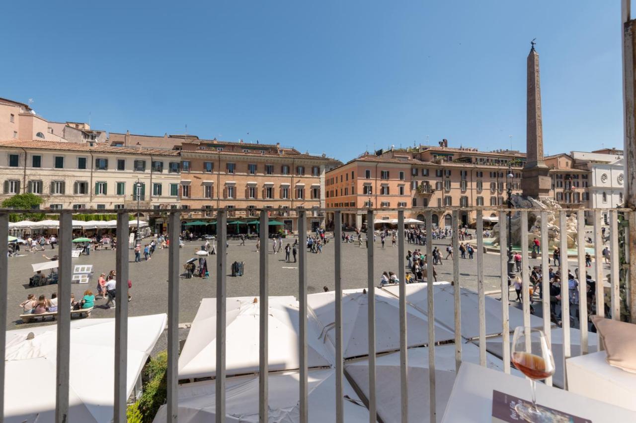 New! Amazing Piazza Navona View Roma Exterior foto