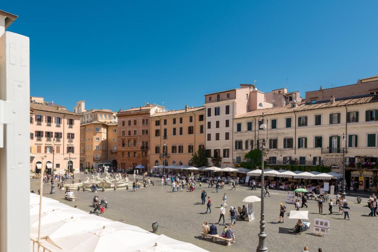 New! Amazing Piazza Navona View Roma Exterior foto