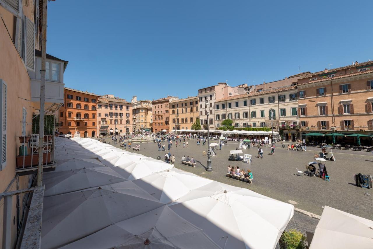 New! Amazing Piazza Navona View Roma Exterior foto