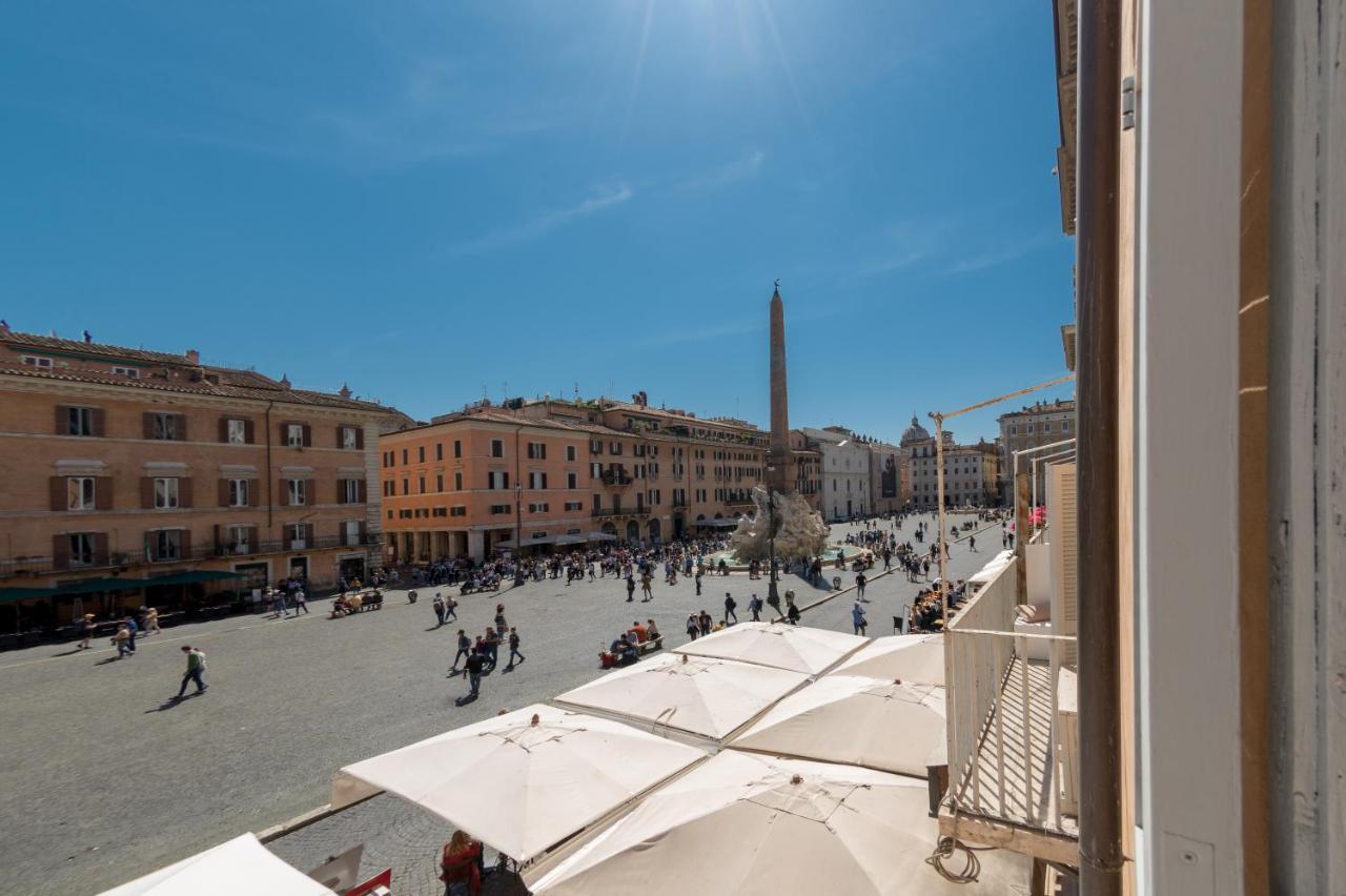 New! Amazing Piazza Navona View Roma Exterior foto