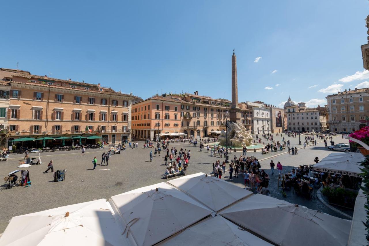 New! Amazing Piazza Navona View Roma Exterior foto